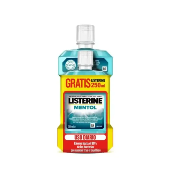 LISTERINE MENTOL 500 + 250 ML