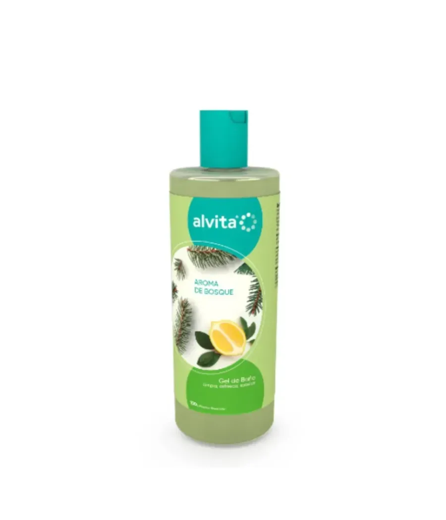 ALVITA GEL DE BAÑO AROMA DE BOSQUE  1 ENVASE 750 ML