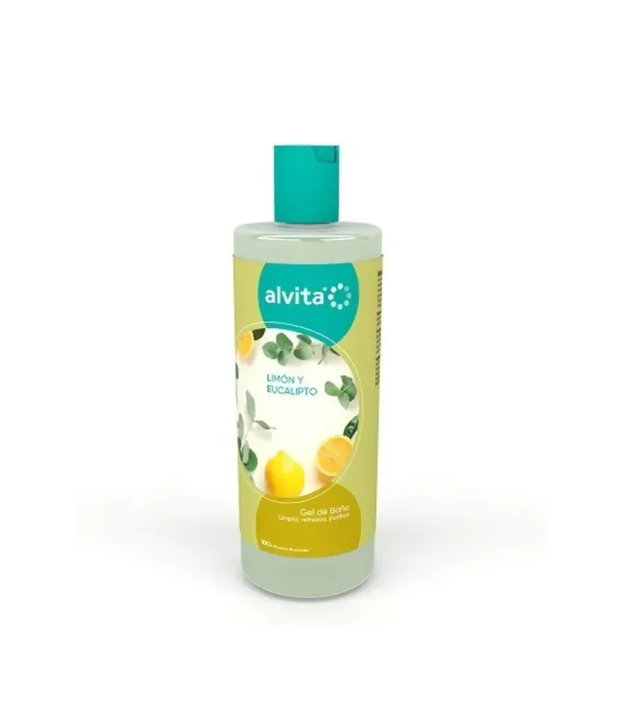 ALVITA GEL DE BAÑO LIMON Y EUCALIPTO 1 ENVASE 750 ML