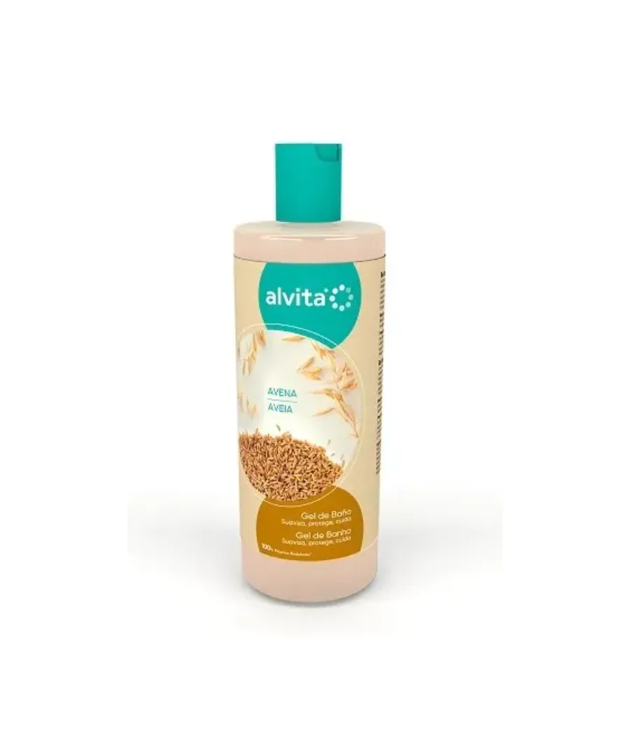 ALVITA GEL DE BAÑO AVENA  1 ENVASE 750 ML