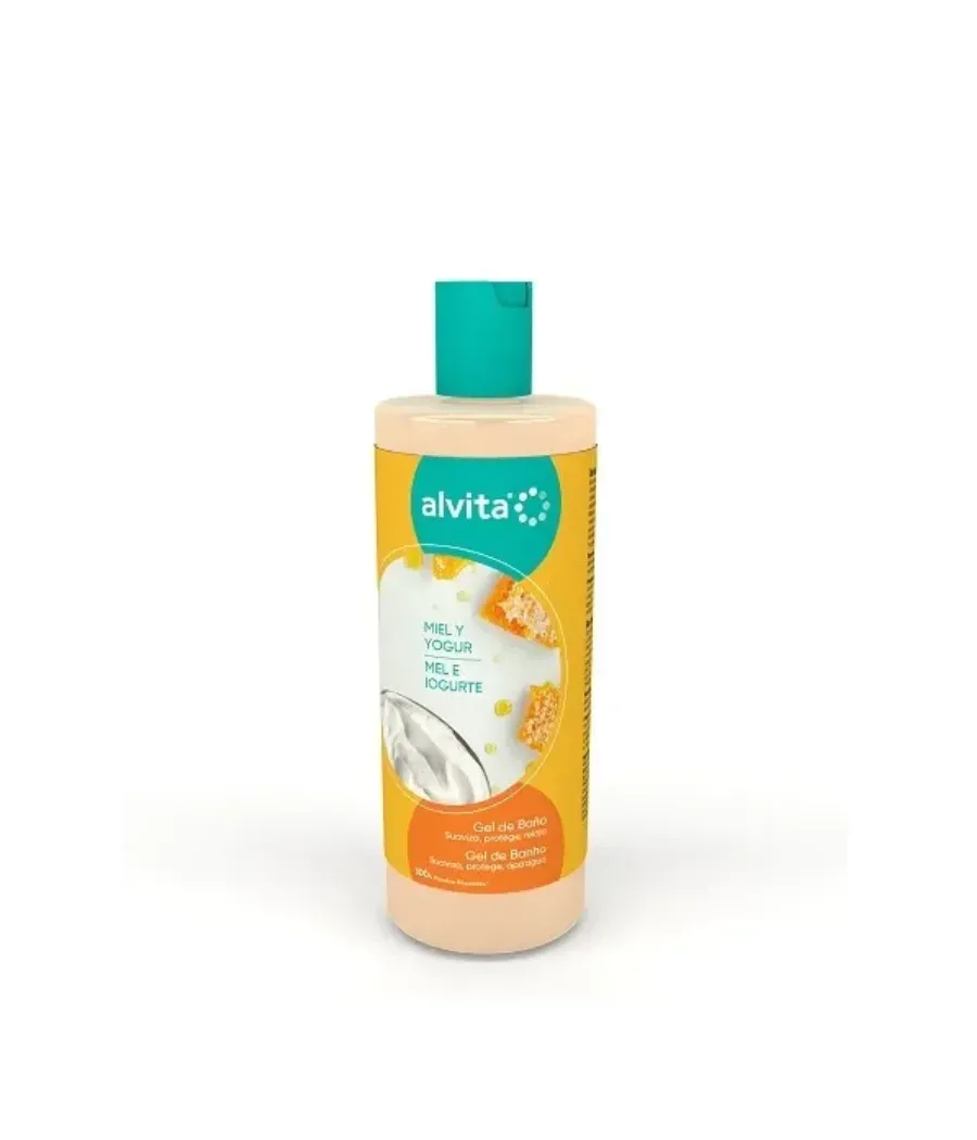 ALVITA GEL DE BAÑO MIEL Y YOGUR 1 ENVASE 750 ML