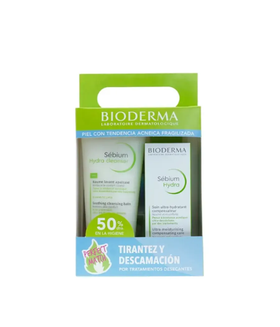 BIODERMA PACK  SEBIUM HYDRA CLEANSER 20 ML + SEBIUM HYDRA 40 ML