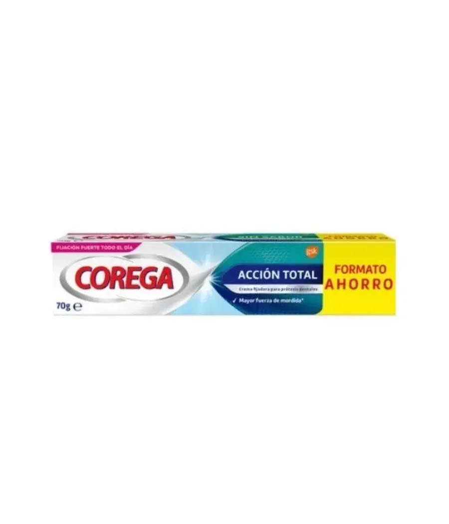 COREGA ACCION TOTAL CREMA FIJADORA ADHESIVA PROTESIS DENTAL 70 ML