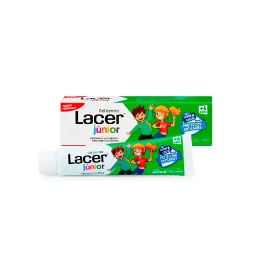 LACER JUNIOR GEL DENTAL SABOR MENTA 75 ML