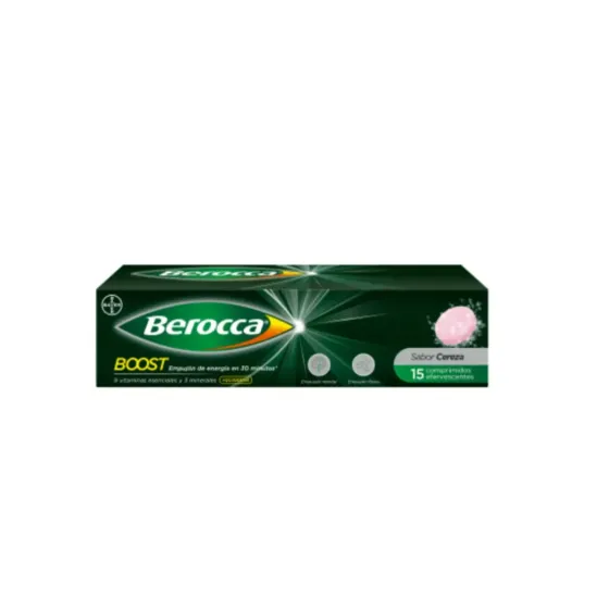 BEROCCA BOOST  15 COMPRIMIDOS EFERVESCENTES