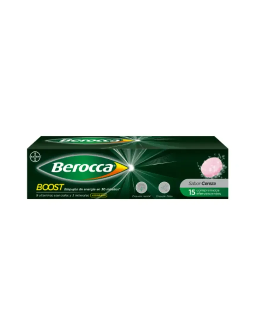 BEROCCA BOOST  15 COMPRIMIDOS EFERVESCENTES