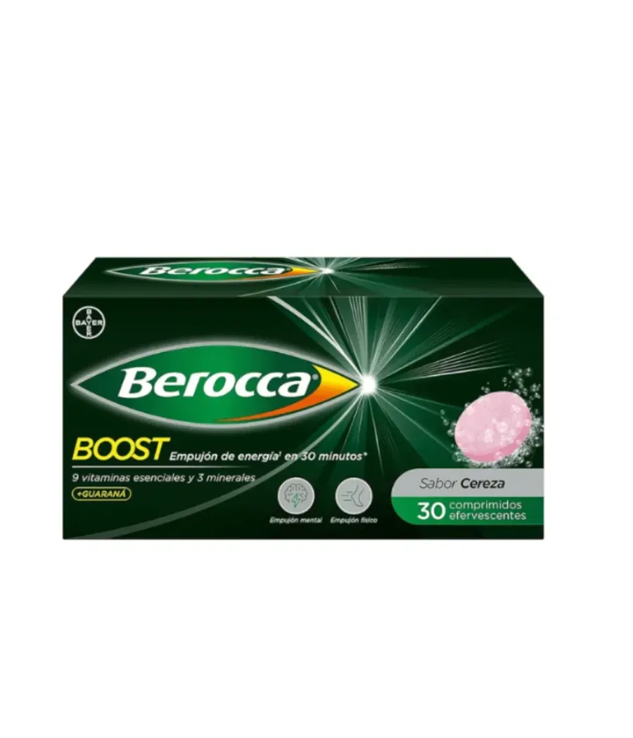 BEROCCA BOOST  30 COMPRIMIDOS EFERVESCENTES