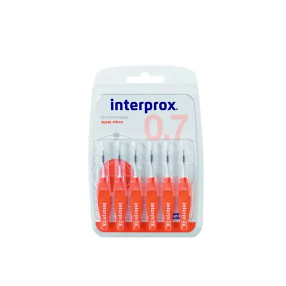 INTERPROX SUPER MICRO CEPILLO ESPACIO INTERPROXIMAL 6 UNIDADES