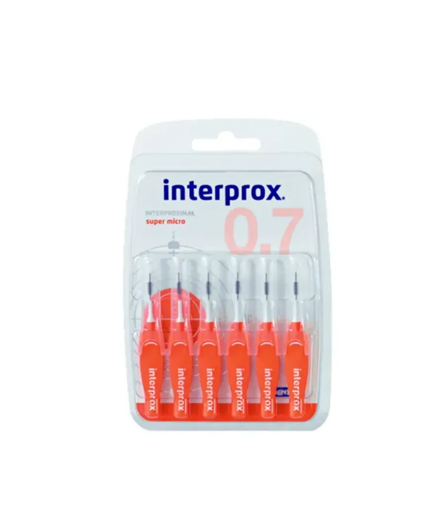 INTERPROX SUPER MICRO CEPILLO ESPACIO INTERPROXIMAL 6 UNIDADES