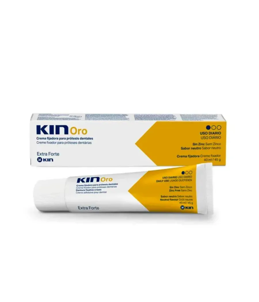 KIN ORO CREMA FIJADORA ADHESIVO PROTESIS DENTAL 40 GR