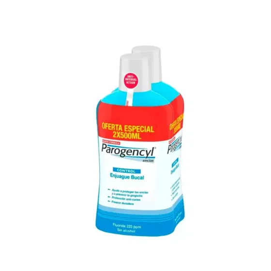 PAROGENCYL ENCIAS CONTROL ENJUAGUE BUCAL 2 x 500 ML