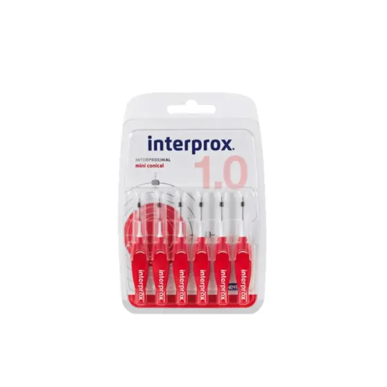 INTERPROX MINI CONICAL RECTO CEPILLO INTERPROXIMAL 6 UNIDADES