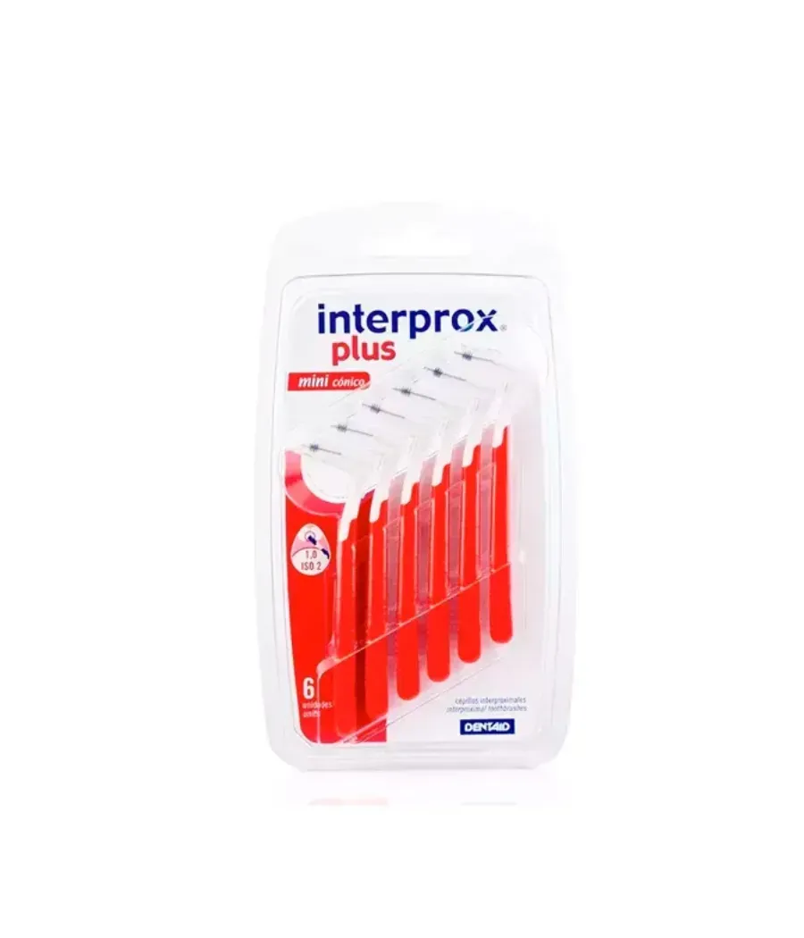 INTERPROX PLUS MINI CONICO CEPILLO ESPACIO INTERPROXIMAL 6 UNIDADES