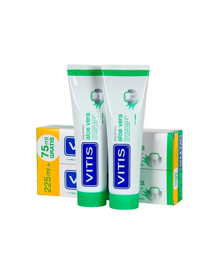 VITIS ALOE PASTA DENTIFRICA PACK 150 GR + 75 GR