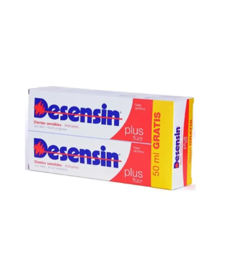 DESENSIN PLUS PASTA DENTIFRICA 2 x 250 ML