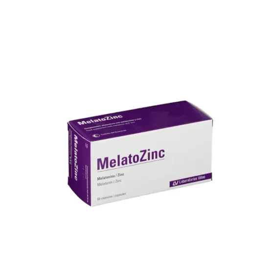 MELATOZINC  1 MG 60 CAPSULAS