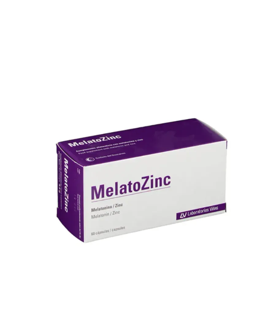 MELATOZINC  1 MG 60 CAPSULAS