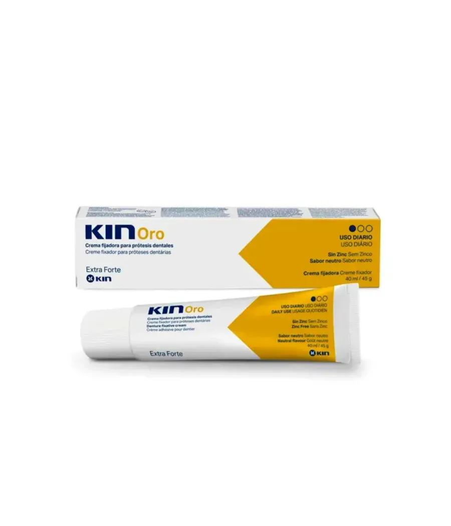 KIN ORO CREMA FIJADORA ADHESIVO PROTESIS DENTAL 75 ML