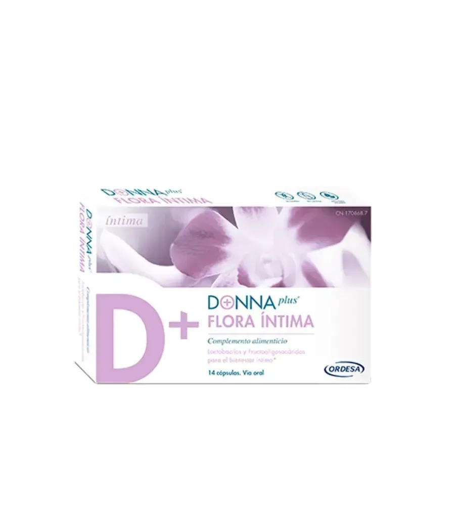 DONNA PLUS+ FLORA INTIMA  14 CAPSULAS