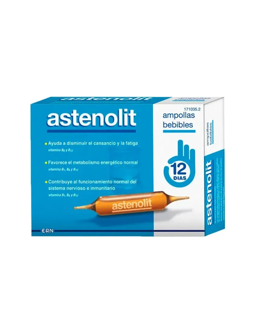 ASTENOLIT  12 AMPOLLAS BEBIBLES 10 ML