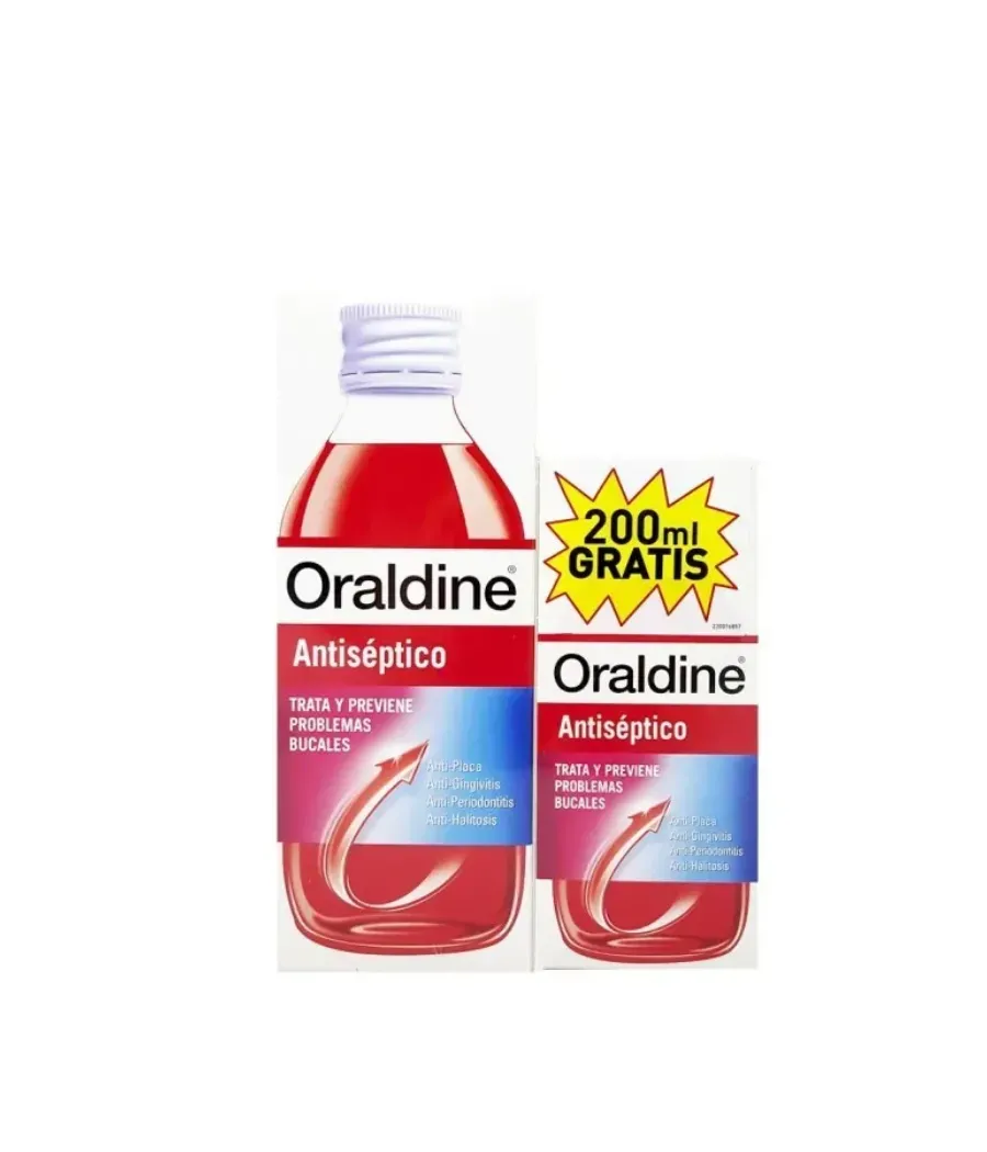 ORALDINE PACK ANTISEPTICO 400 ML + 200 ML