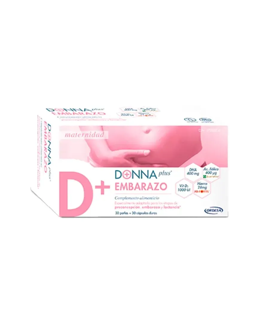 DONNA PLUS+ EMBARAZO  30 PERLAS + 30 CAPSULAS DURAS