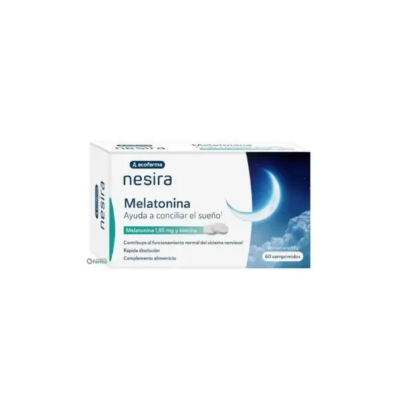 ACOFARMA NESIRA MELATONINA  1,95 MG 60 COMPRIMIDOS