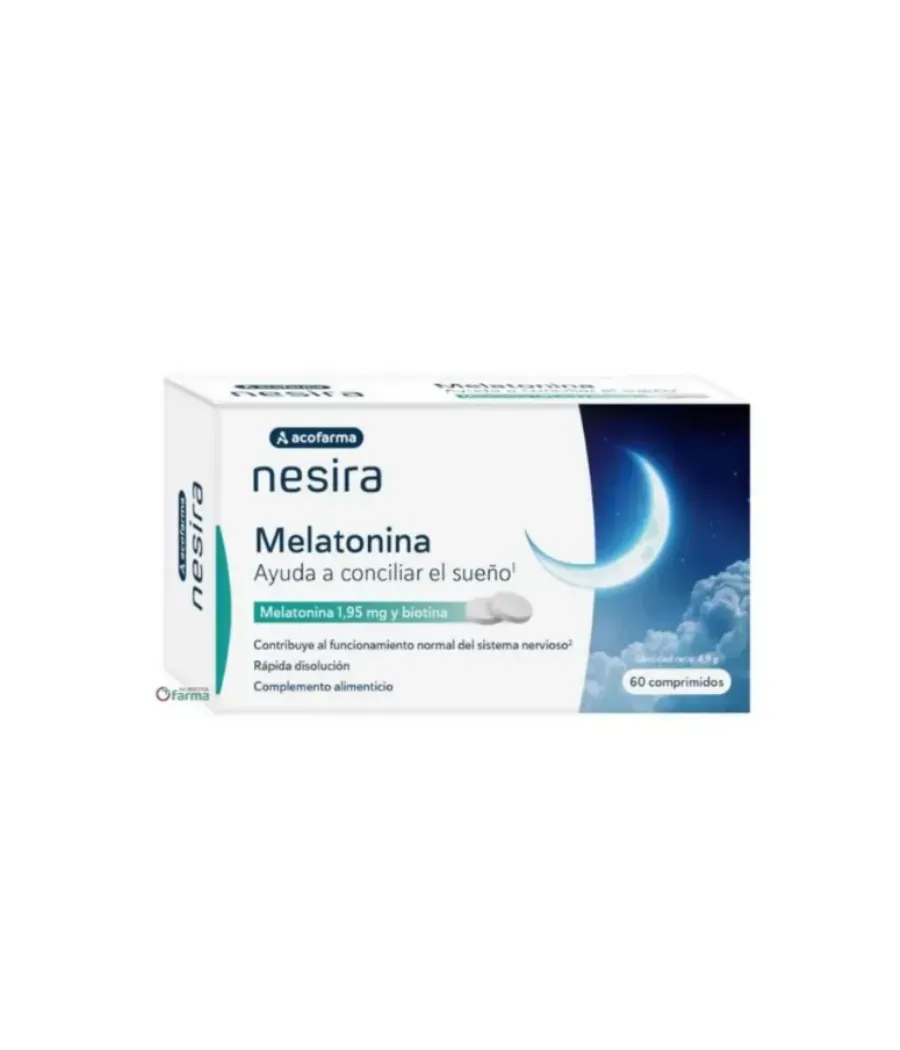 ACOFARMA NESIRA MELATONINA  1,95 MG 60 COMPRIMIDOS