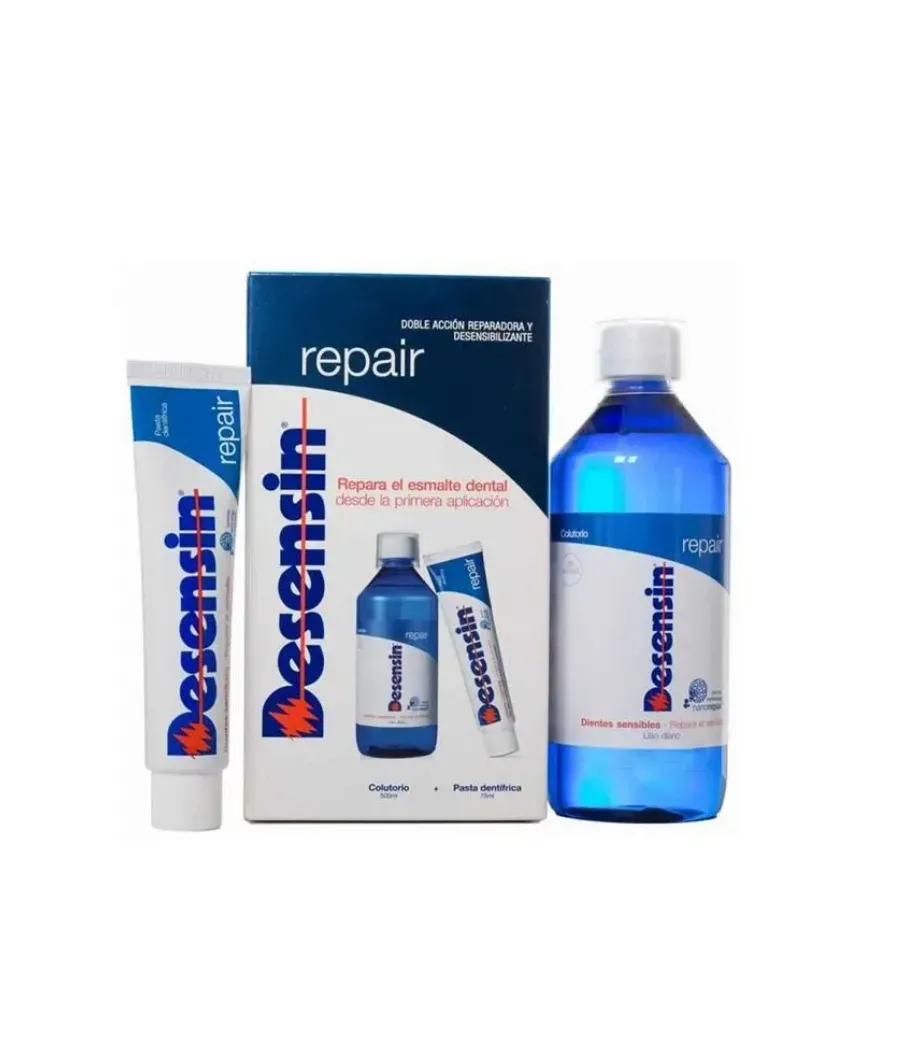 DESENSIN REPAIR PACK PASTA DENTAL  75 ML + COLUTORIO 500 ML