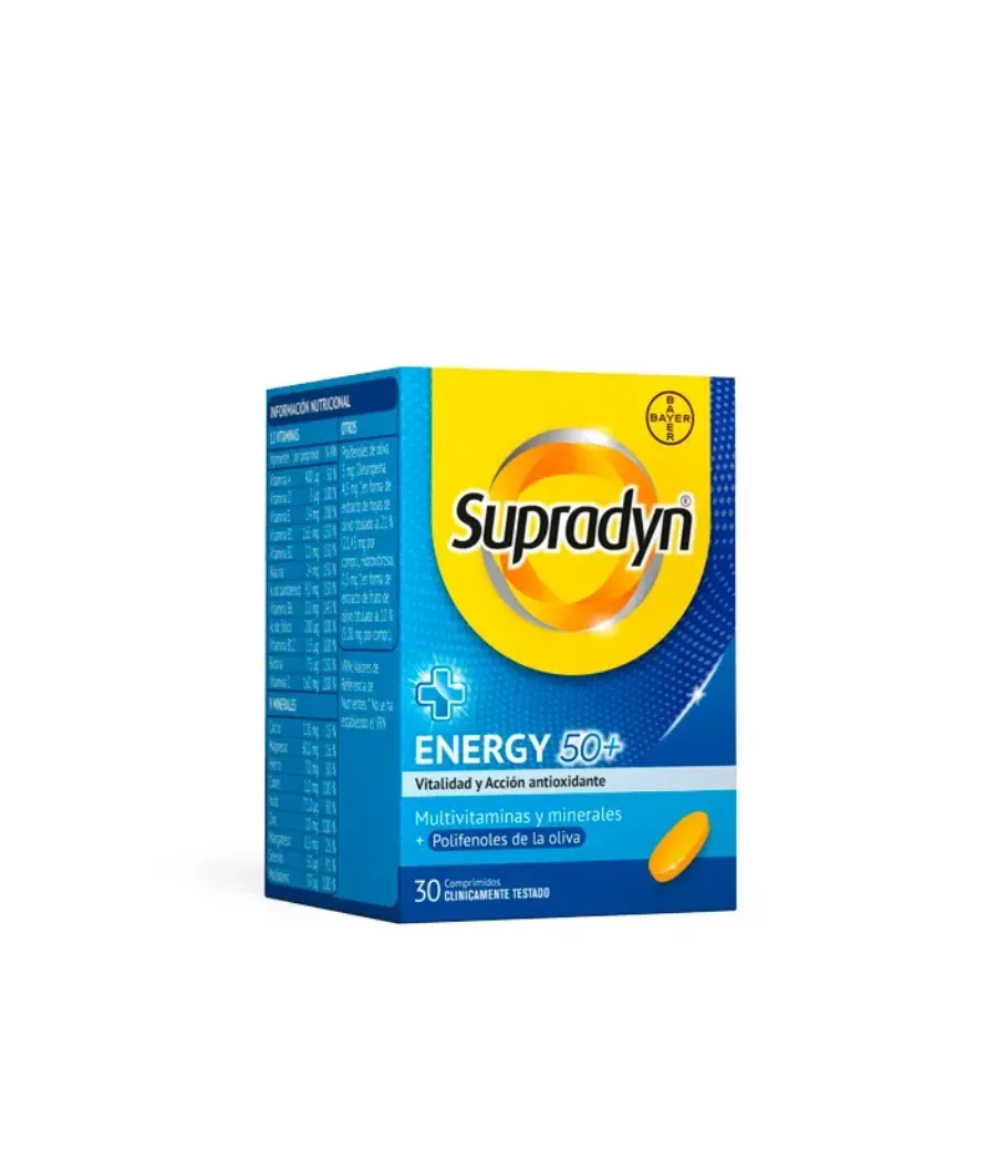 SUPRADYN ENERGY 50+  30 COMPRIMIDOS