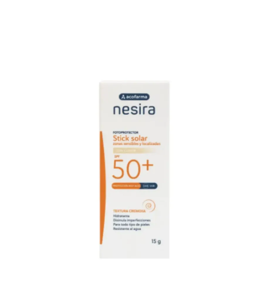 ACOFAR NESIRA STICK ZONAS SENSIBLES SPF 50+ 15 GR