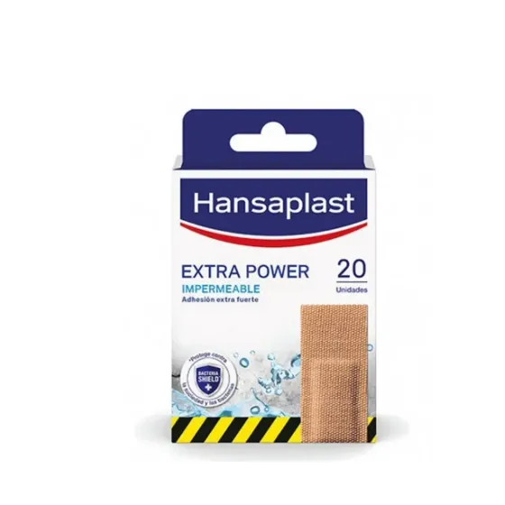 HANSAPLAST EXTRA POWER APOSITO ADHESIVO 20 UNIDADES