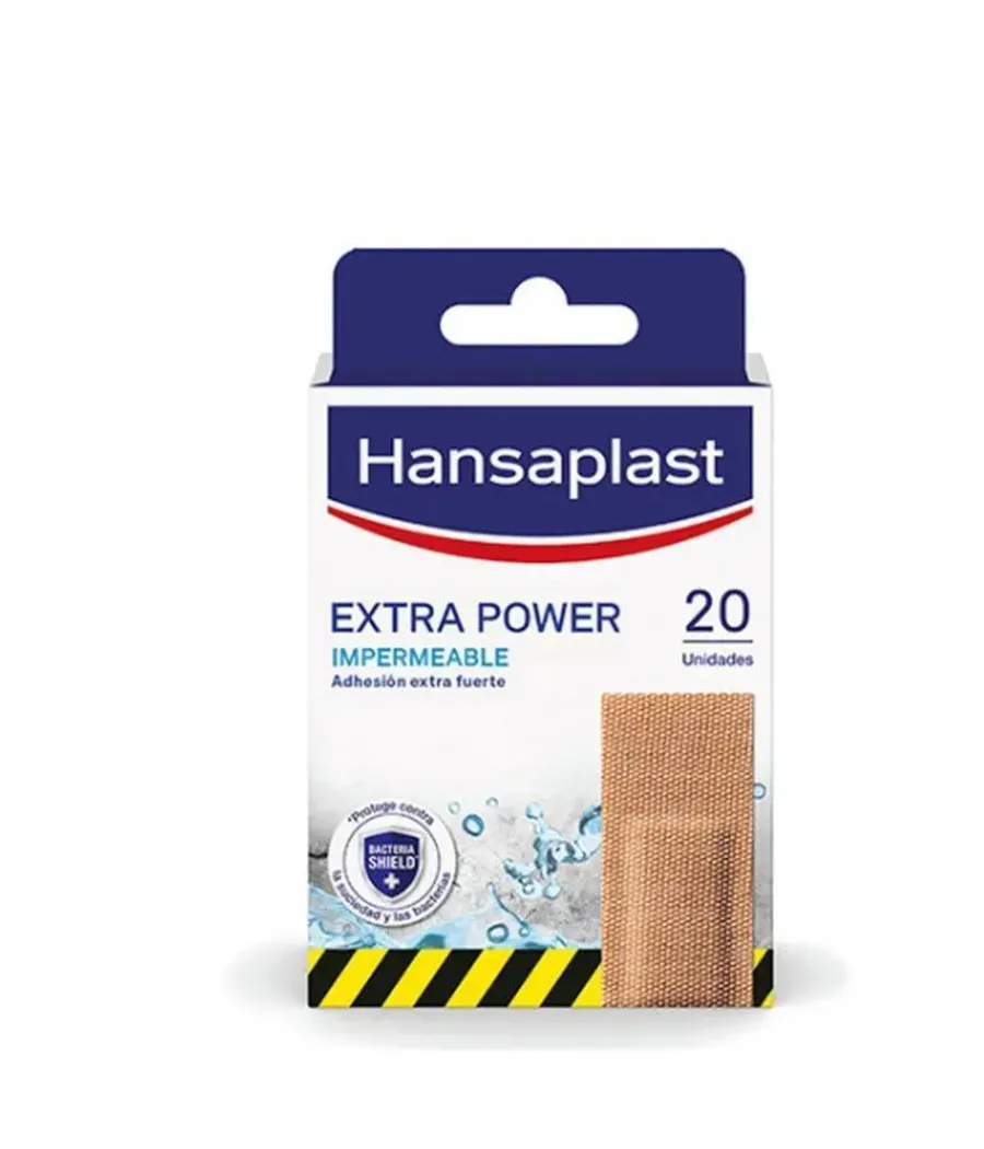 HANSAPLAST EXTRA POWER APOSITO ADHESIVO 20 UNIDADES