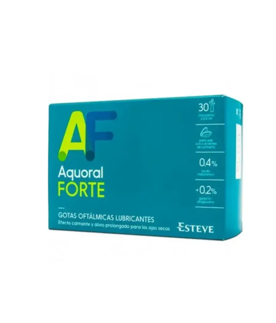 AQUORAL FORTE GOTAS OFTALMICAS LUBRICANTES ESTERILES 30 MONODOSIS