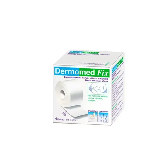 DERMOMED FIX ESPARADRAPO HIPOALERGICO TEJIDO SIN TEJER 10 M x 5 CM