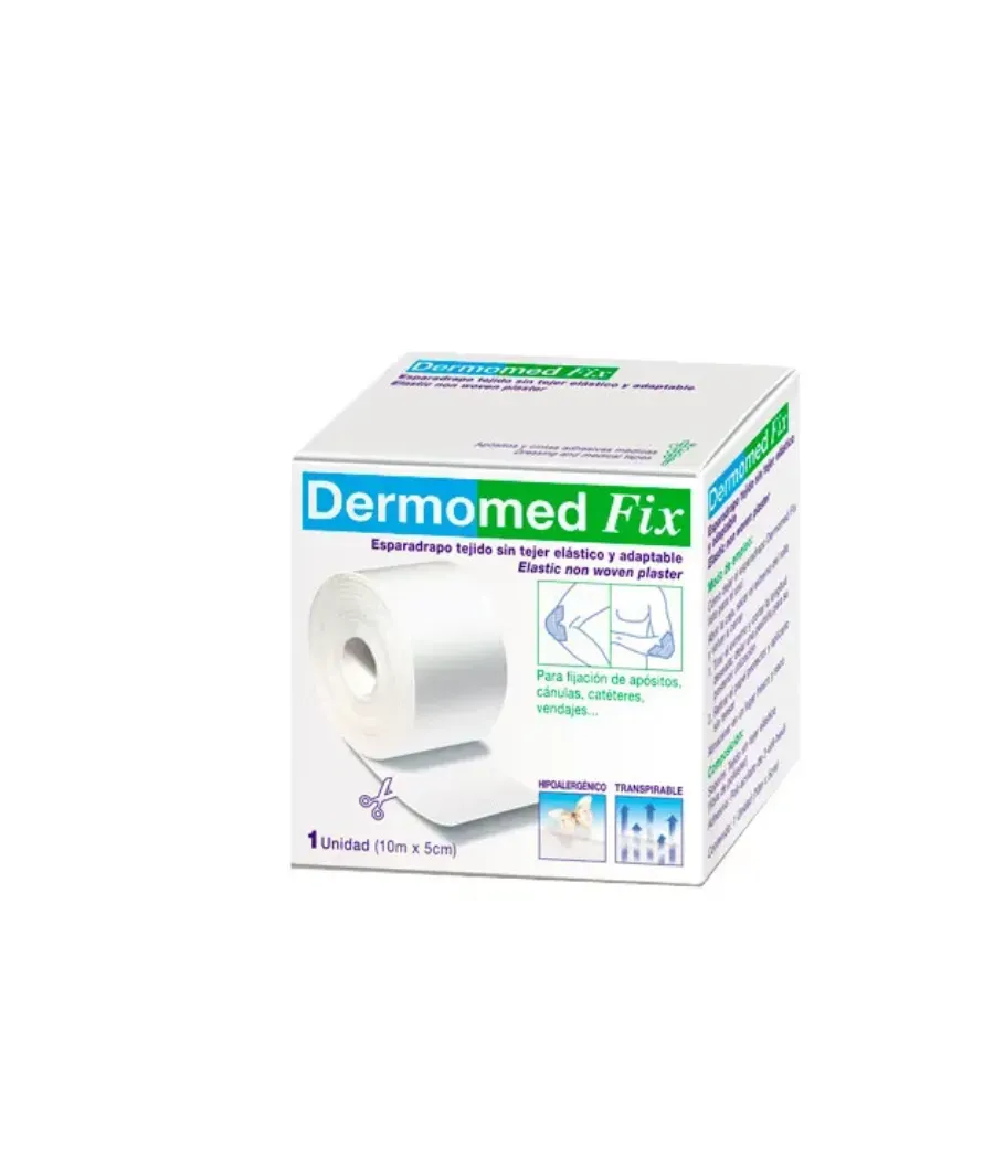 DERMOMED FIX ESPARADRAPO HIPOALERGICO TEJIDO SIN TEJER 10 M x 5 CM