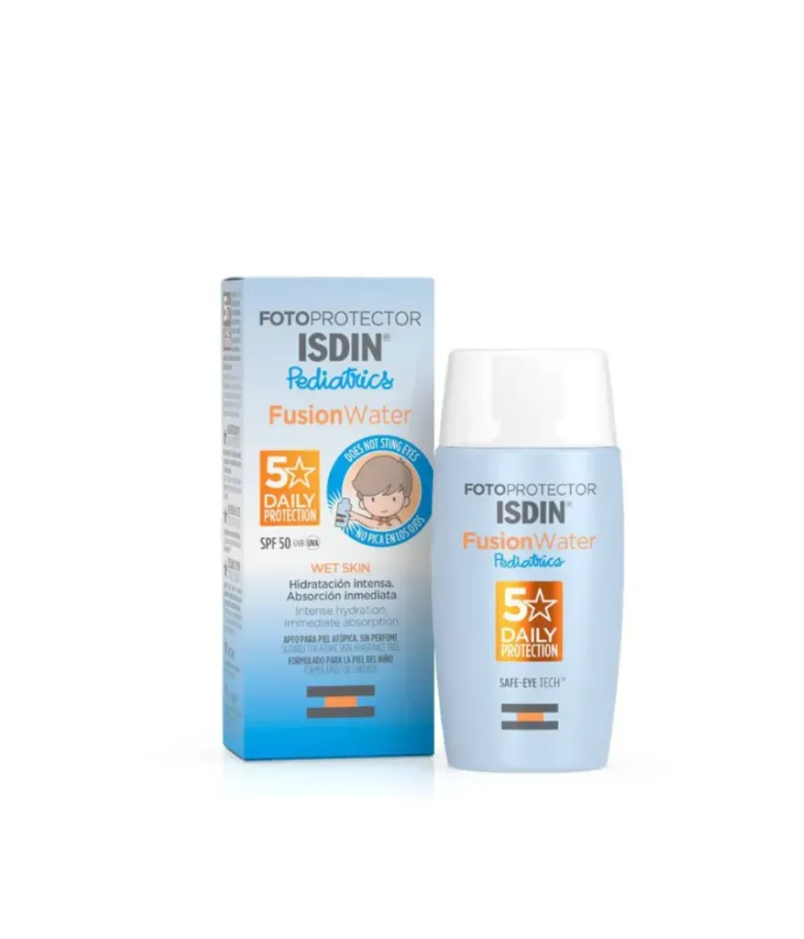 ISDIN FUSION WATER PEDIATRICS FOTOPROTECTOR SPF 50+ 50 ML