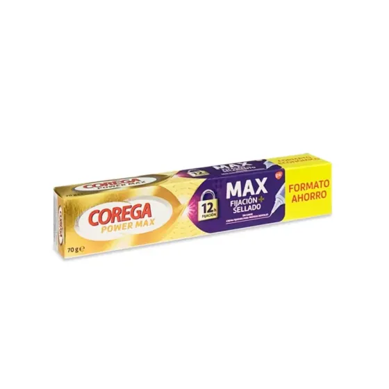 COREGA MAX FIJACION + SELLADO ADHESIVO PROTESIS DENTAL 70 GR