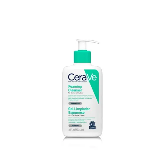 CERAVE GEL LIMPIADOR ESPUMOSO 236 ML