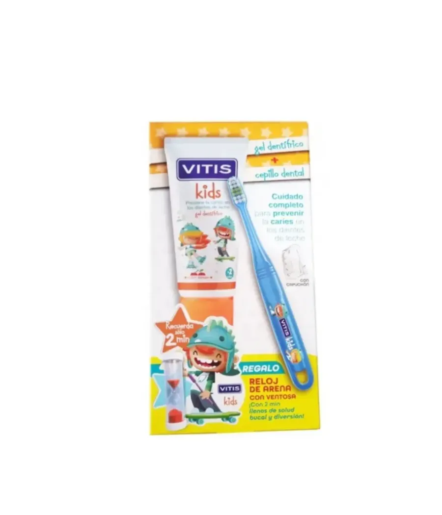 VITIS KIDS GEL DENTIFRICO + CEPILLO + GADGET 50 ML