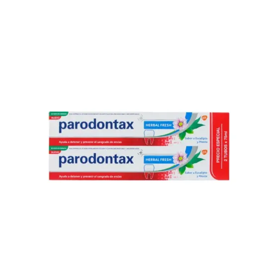 PARODONTAX HERBAL FRESH  2 UNIDADES 75 ML