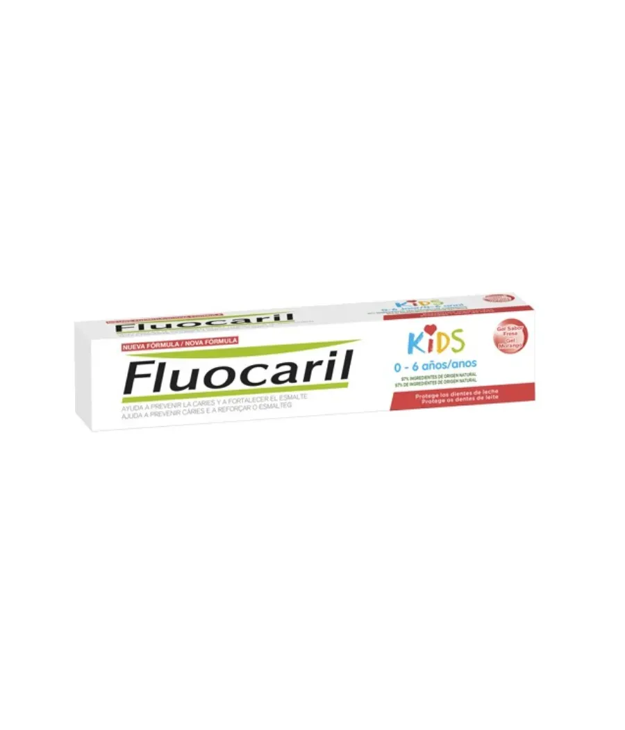 FLUOCARIL GEL KIDS PASTA DENTIFRICA 3 A 6 AÑOS SABOR FRESA 50 ML