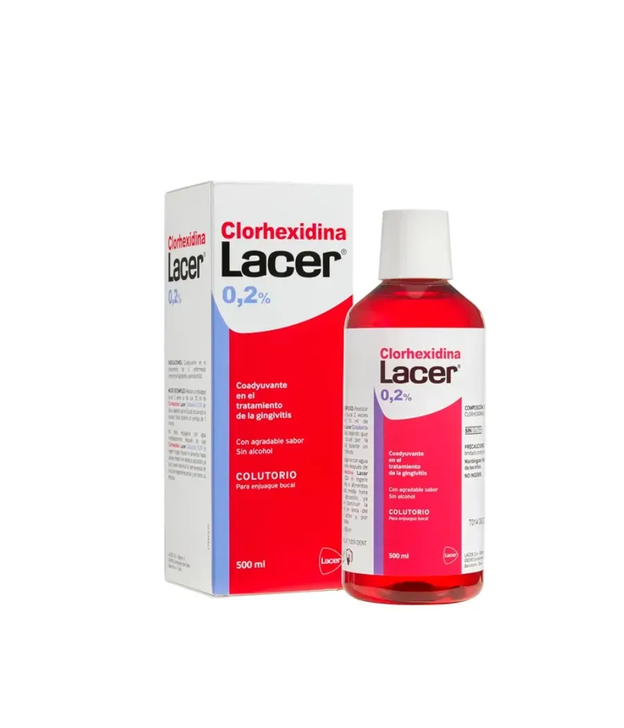 LACER COLUTORIO CLORHEXIDINA 0.2 % 500 ML