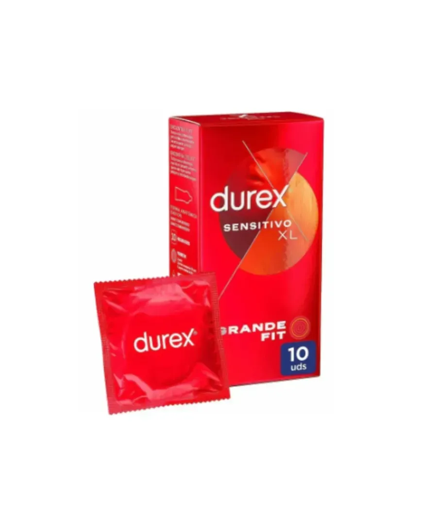 DUREX SENSITIVO XL PRESERVATIVOS 10 UNIDADES