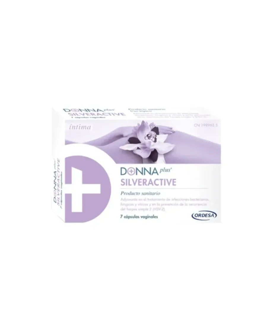 DONNA PLUS SILVERACTIVE 7 CAPSULAS VAGINALES