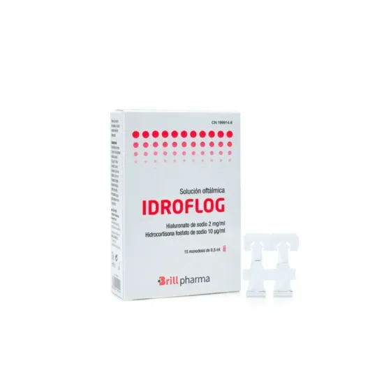 IDROFLOG SOLUCION OFTALMICA  15 MONODOSIS 0,5 ML