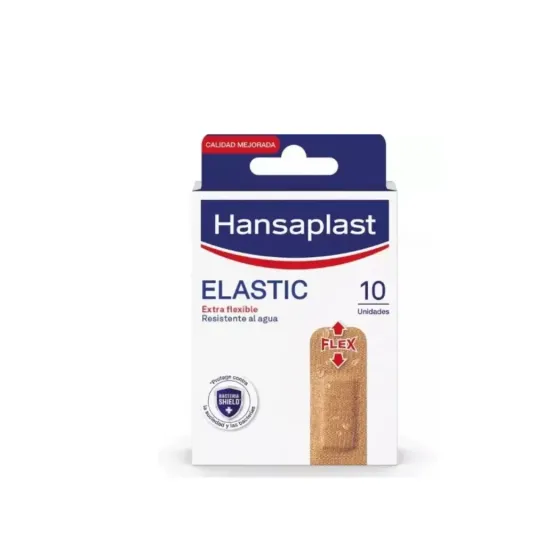 HANSAPLAST ELASTIC APOSITO ADHESIVO 72 x 22 MM 10 UNIDADES