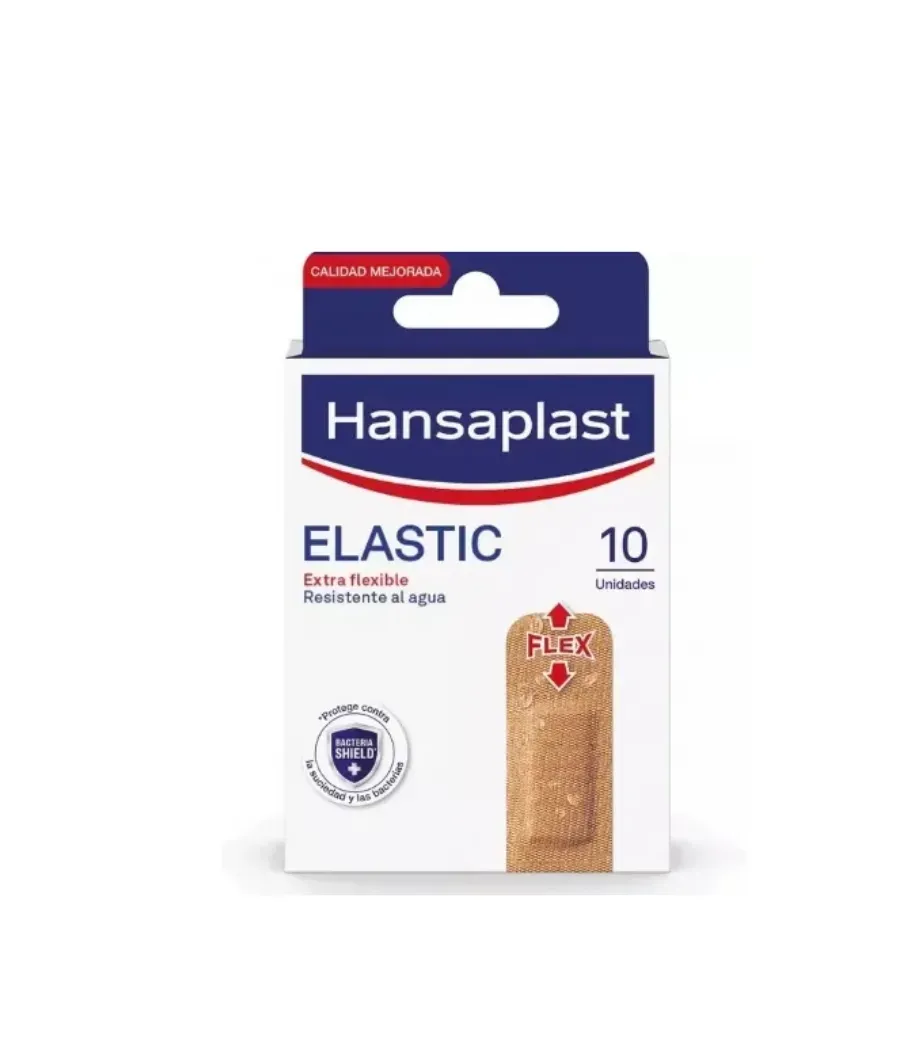 HANSAPLAST ELASTIC APOSITO ADHESIVO 72 x 22 MM 10 UNIDADES