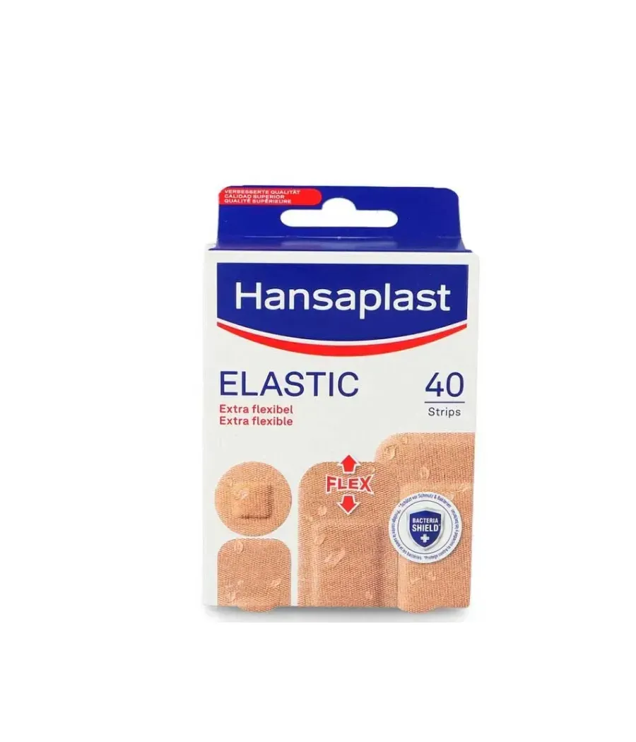 HANSAPLAST ELASTIC APOSITO ADHESIVO 40 UNIDADES SURTIDO