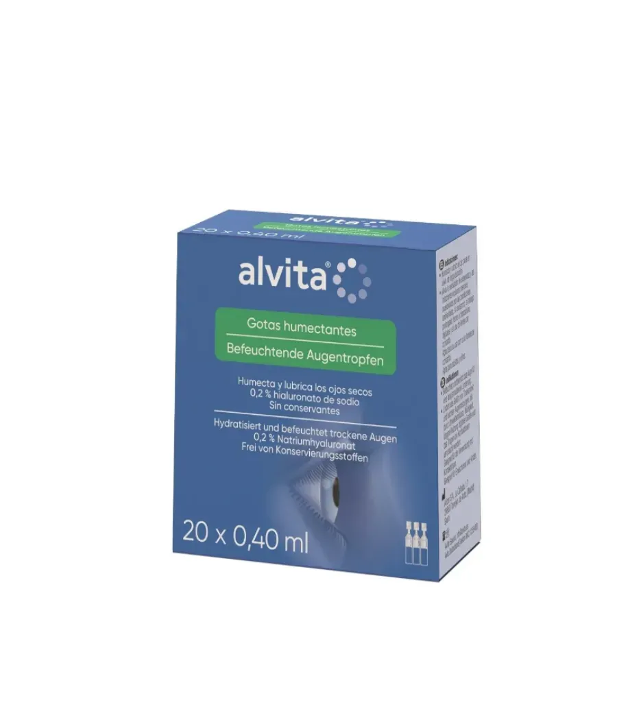 ALVITA GOTAS HUMECTANTES CON ACIDO HIALURONICO  20 MONODOSIS 0,40 ML